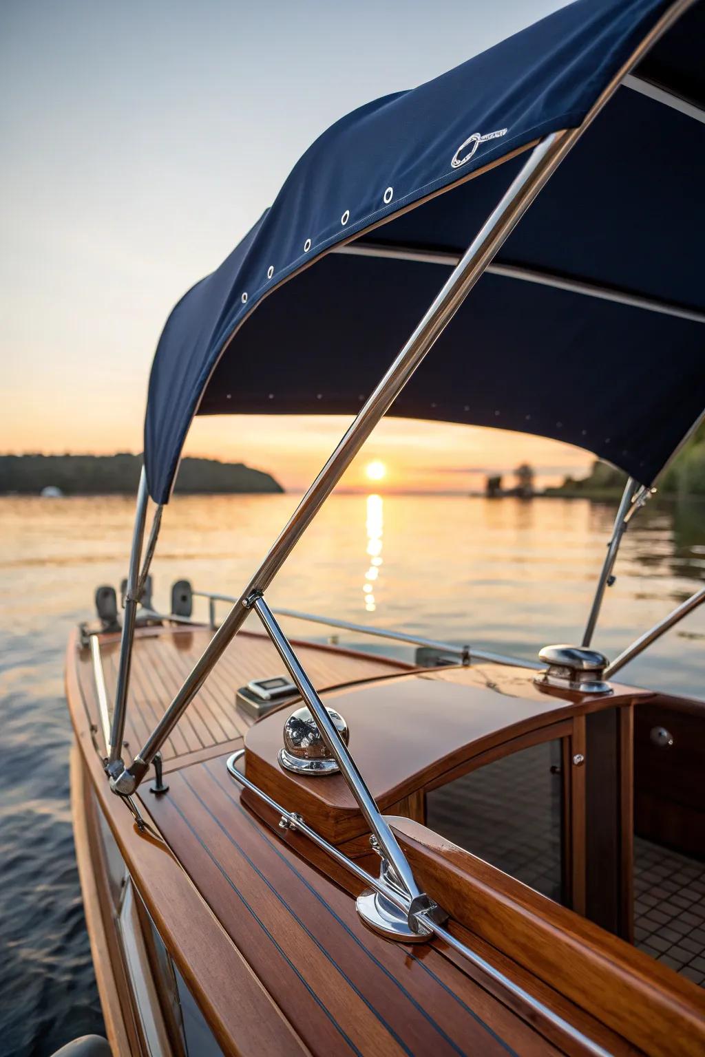 Elevate your boating experience with a versatile and stylish canopy kit, designed for those who appreciate craftsmanship and customization.