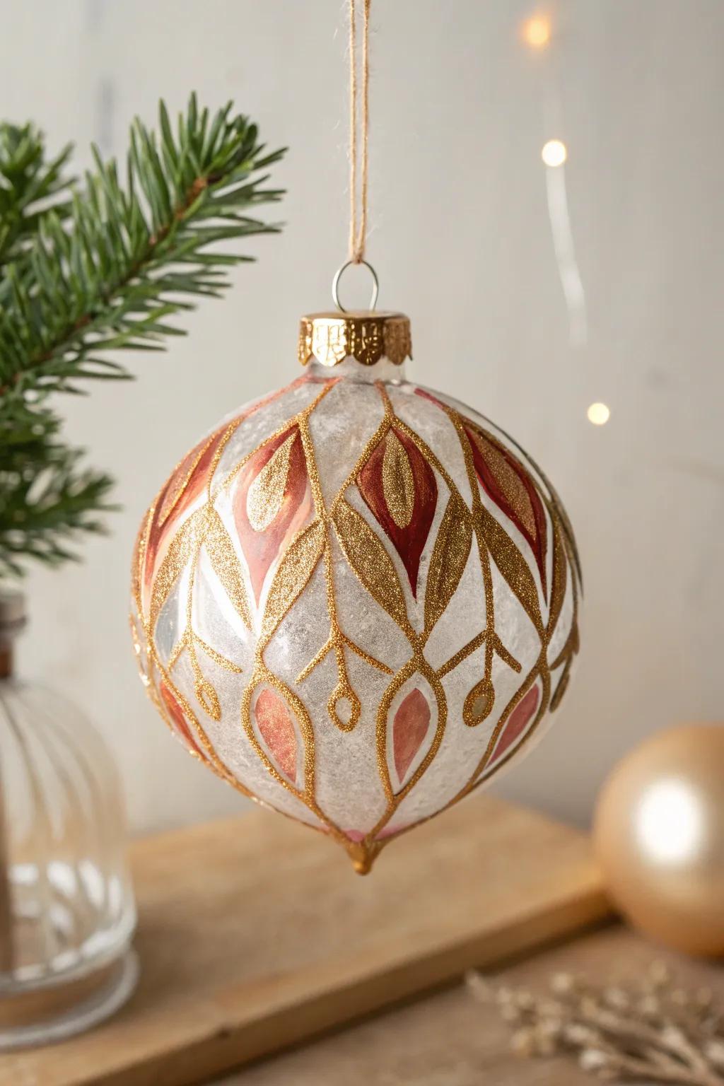 Elevate your holiday décor with stunning painted glass ornaments that blend elegance and simplicity.