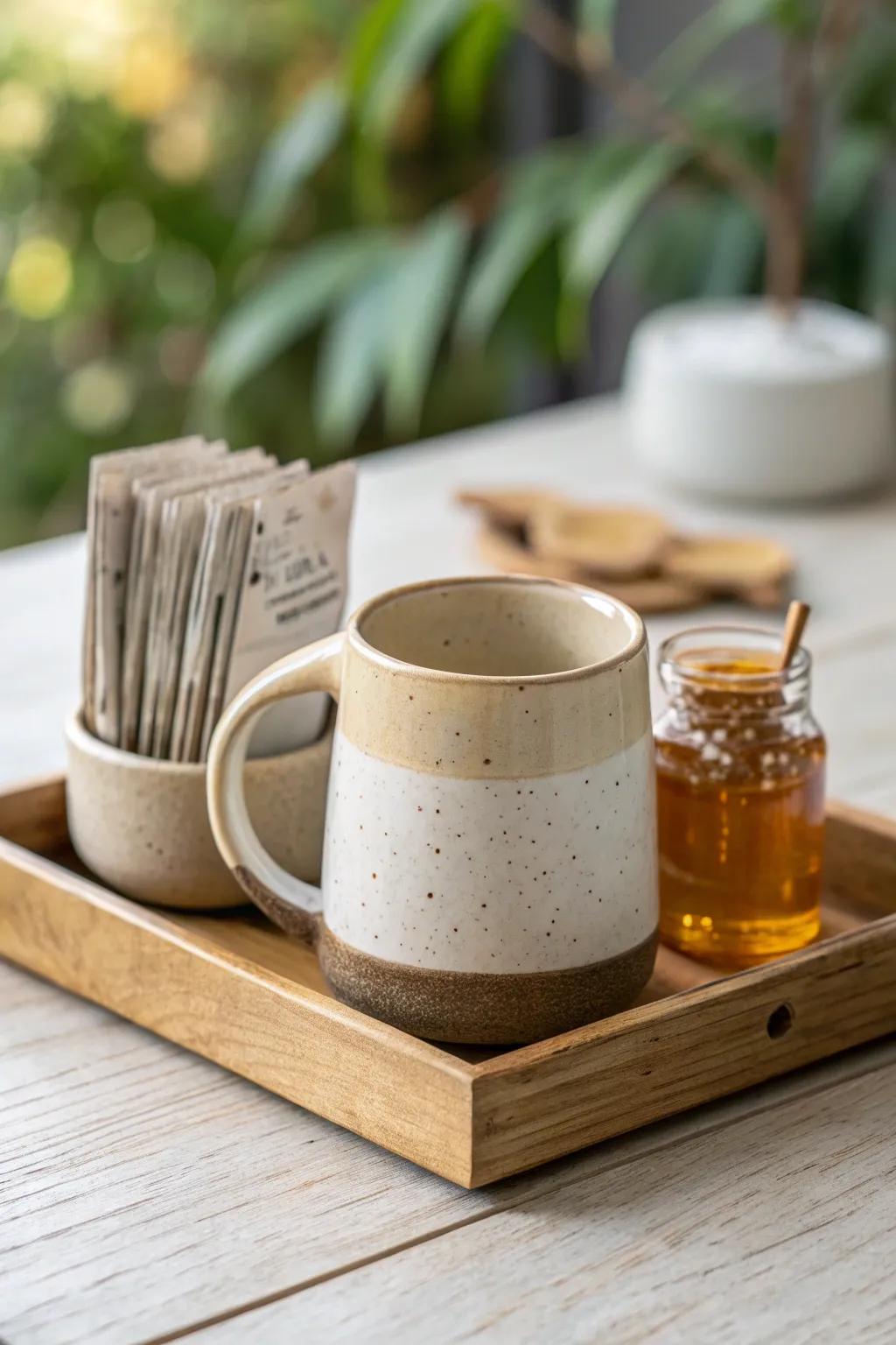 Wrap your get-well wishes in warmth with a mug filled with comfort and care.