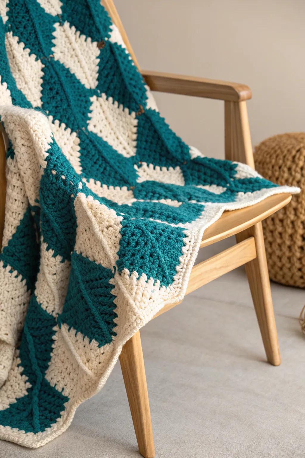 Embrace the drama with the striking spike stitch in your crochet creations.