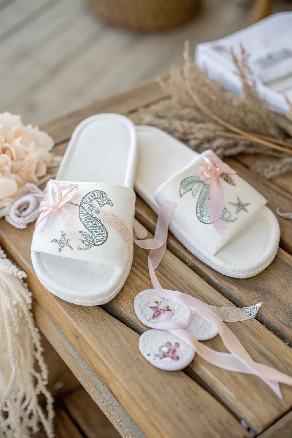 Dive into elegance with these DIY Mermaid Slippers, where simplicity meets enchanting charm.