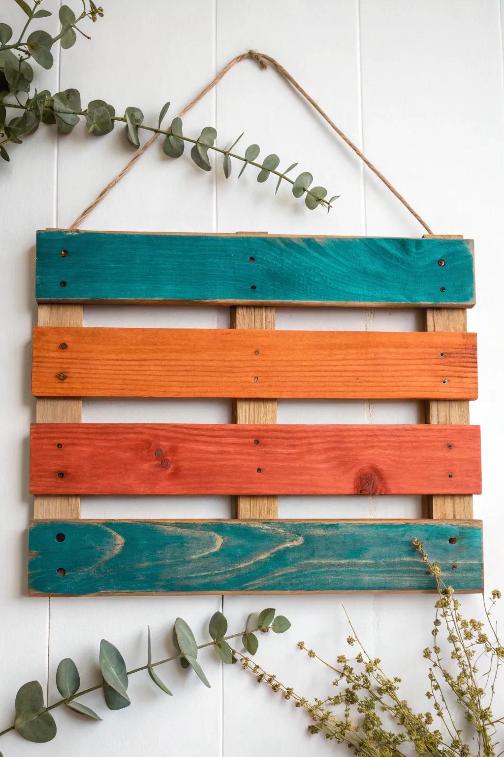 Transform sustainability into art with this chic, eco-friendly wood sign!
