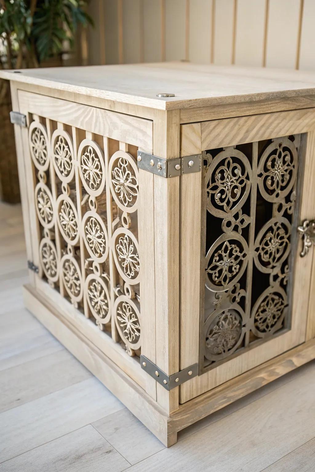 Elevate your pet's space with stylish ventilation that breathes elegance into every corner.