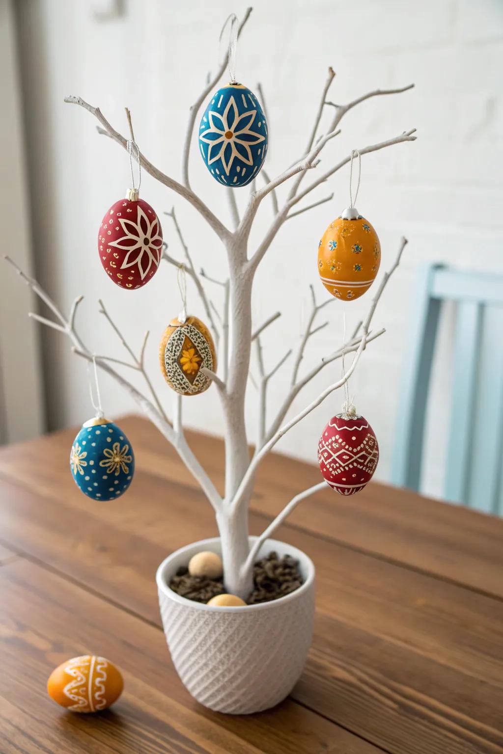 Celebrate Easter with a touch of minimalistic elegance—an Easter Egg Tree that brings simplicity and color into your home.