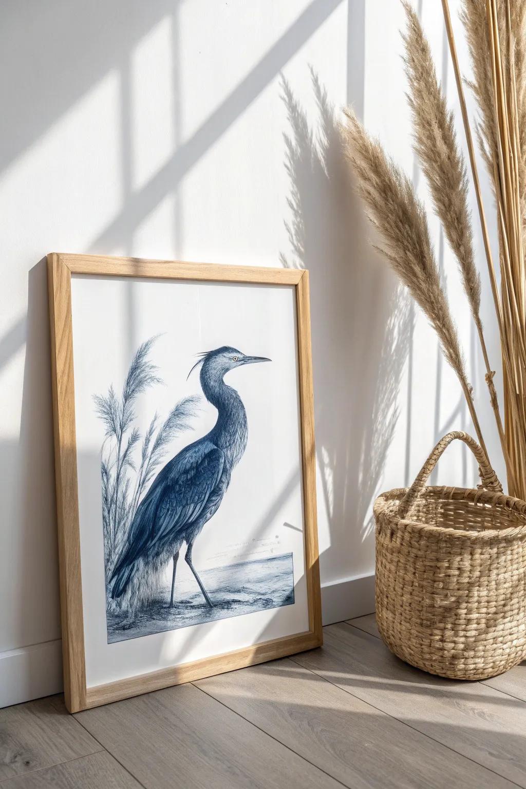 Discover the beauty of simplicity with monochrome bird art. #MonochromeMagic