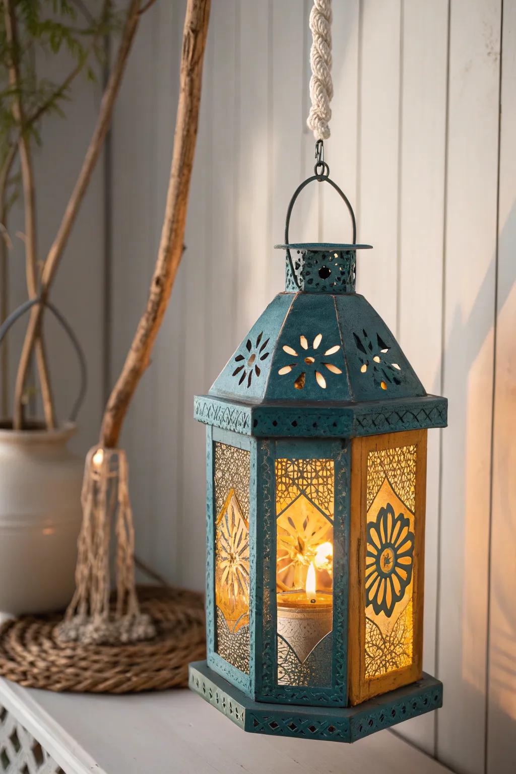 Illuminate your Eid celebrations with this stunning DIY fanoos lantern, blending minimalist charm with boho flair.