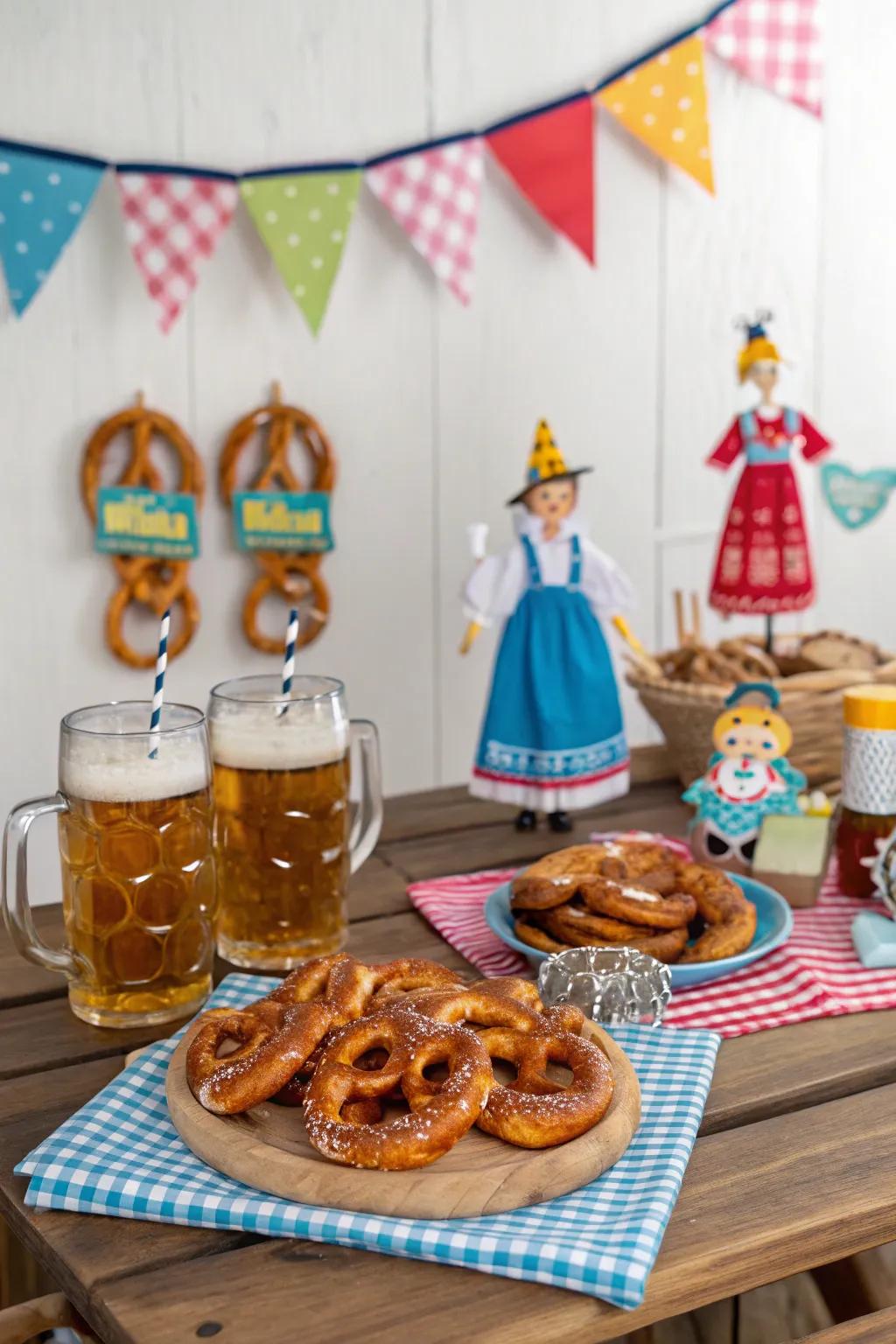 Embrace Bavarian culture with an Oktoberfest-themed birthday celebration.