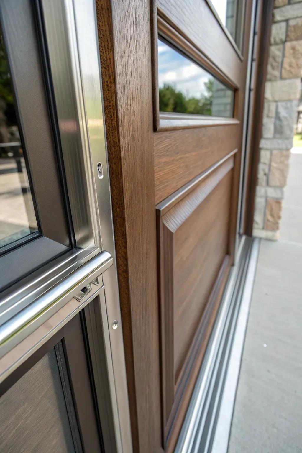 Elevate your home's entrance with the refined elegance of J-channel trim.