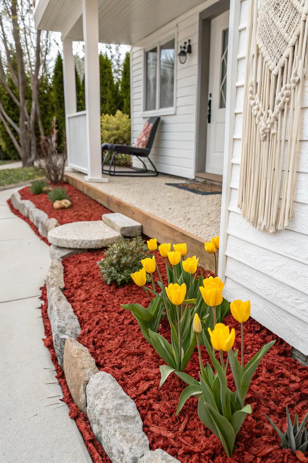 Bold Beauty: The Art of Color Contrast in Your Front Yard