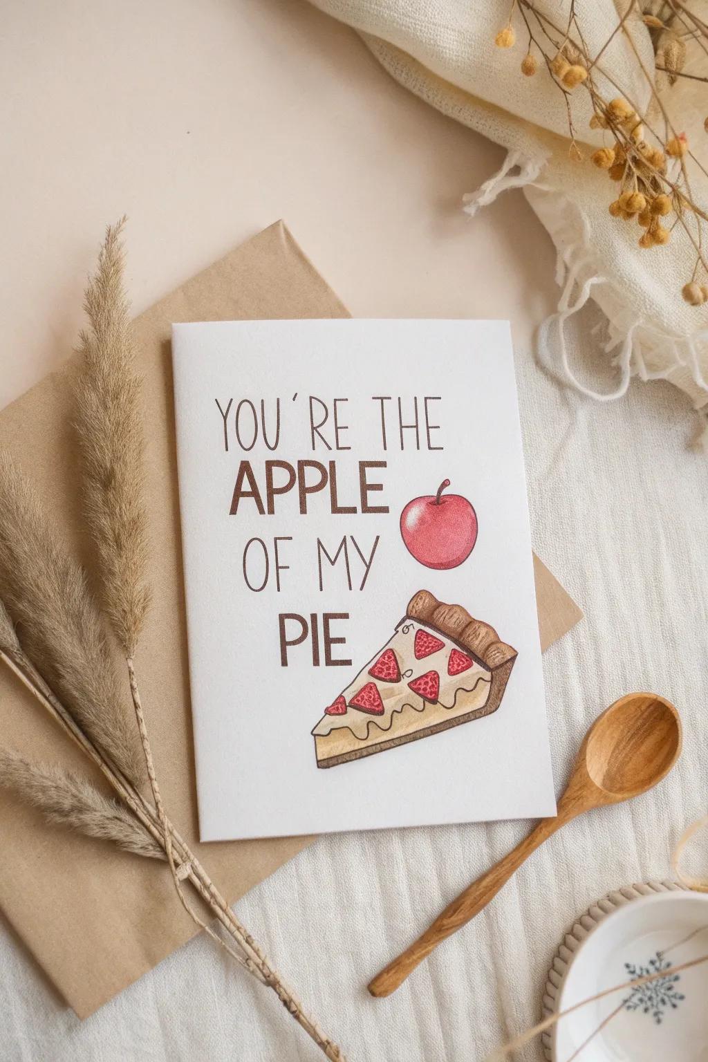 Sweet and cheeky birthday wishes for the culinary enthusiast! 🍎🥧