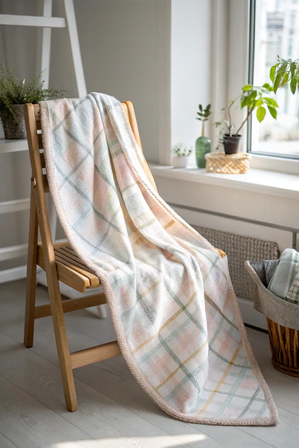 Wrap your little one in warmth and style with this cozy flannel baby blanket, perfect for those chilly nights.