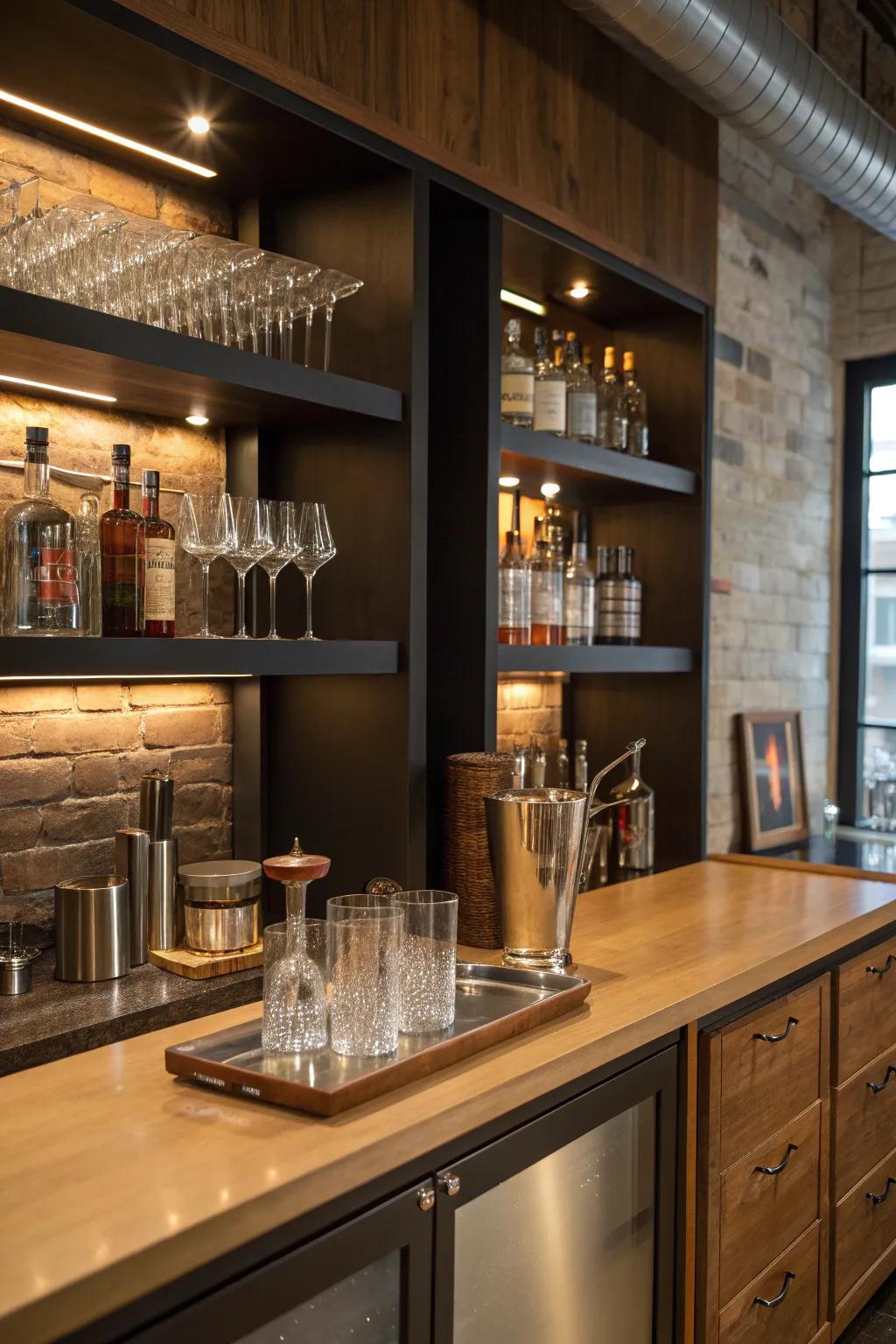 Elevate your space with a bespoke mini bar – where craftsmanship meets style.