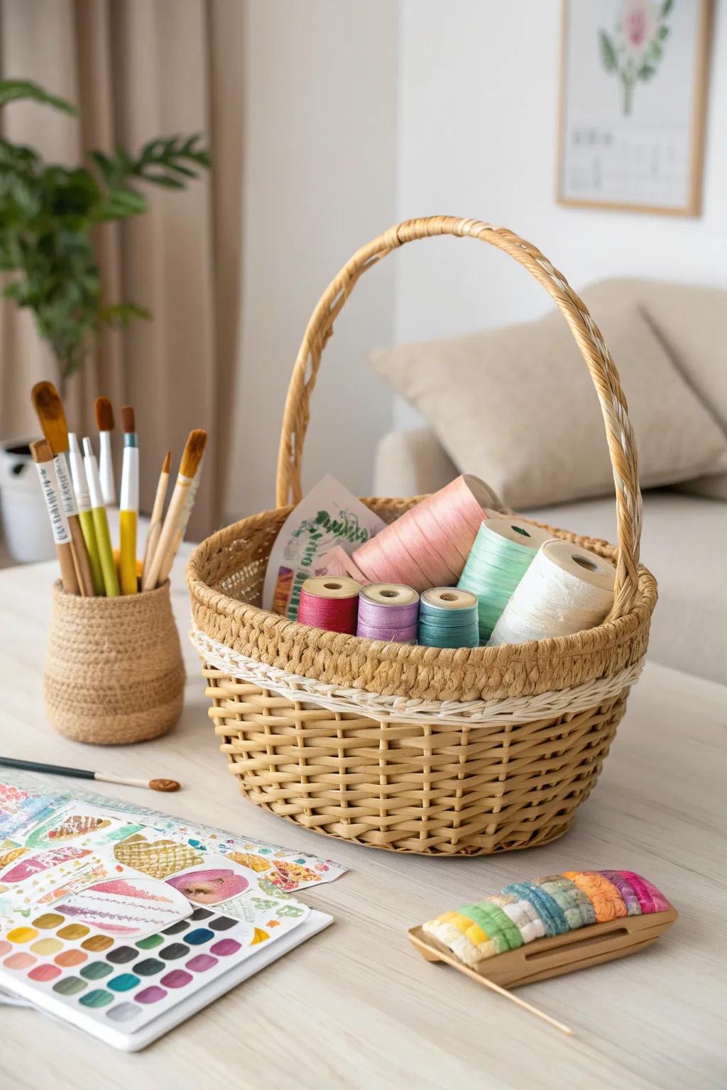 Craft and Chance: A Perfect DIY Gift Basket for the Creative Soul