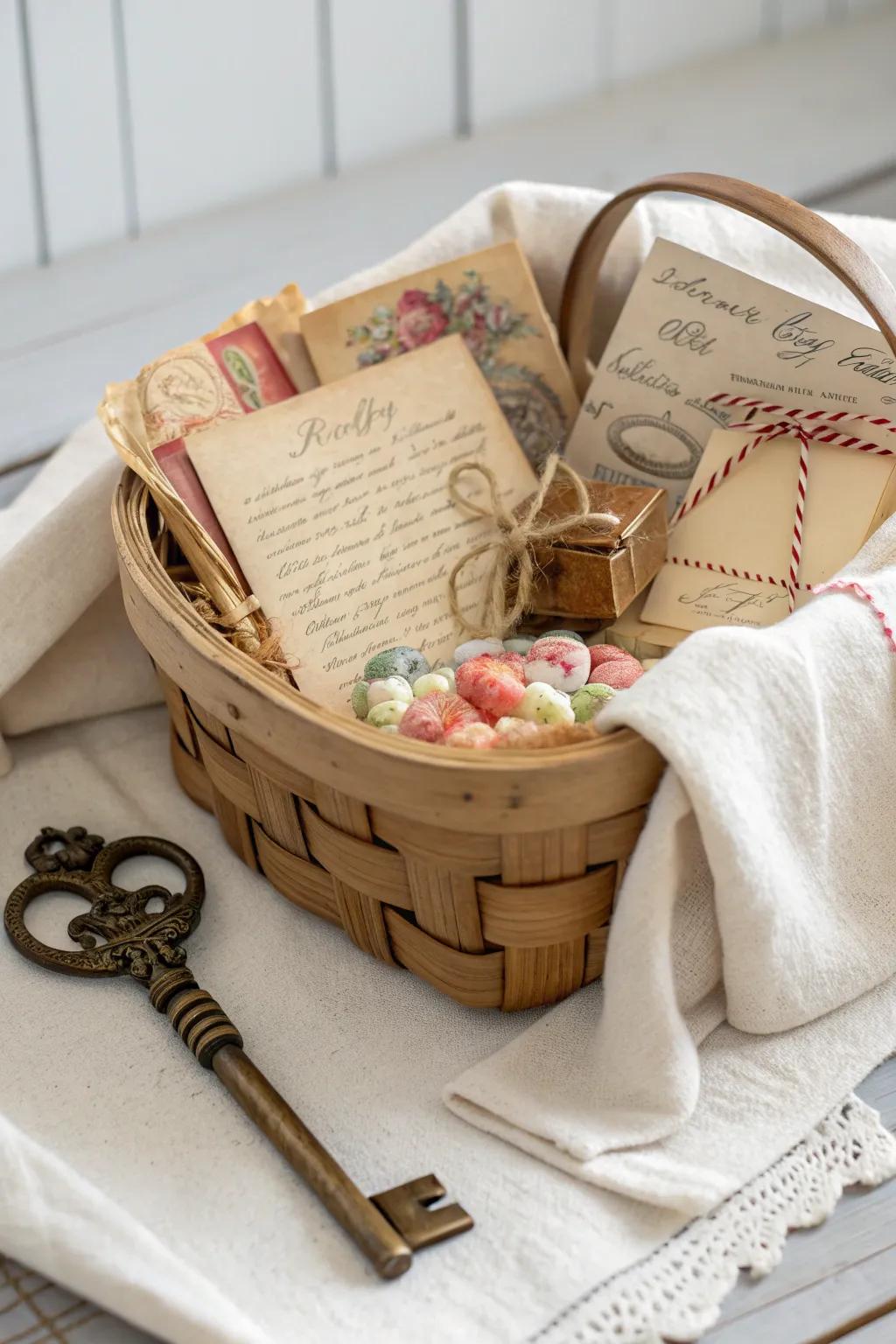 Rediscover nostalgia with our Vintage Charm Hamper, where history meets elegance.
