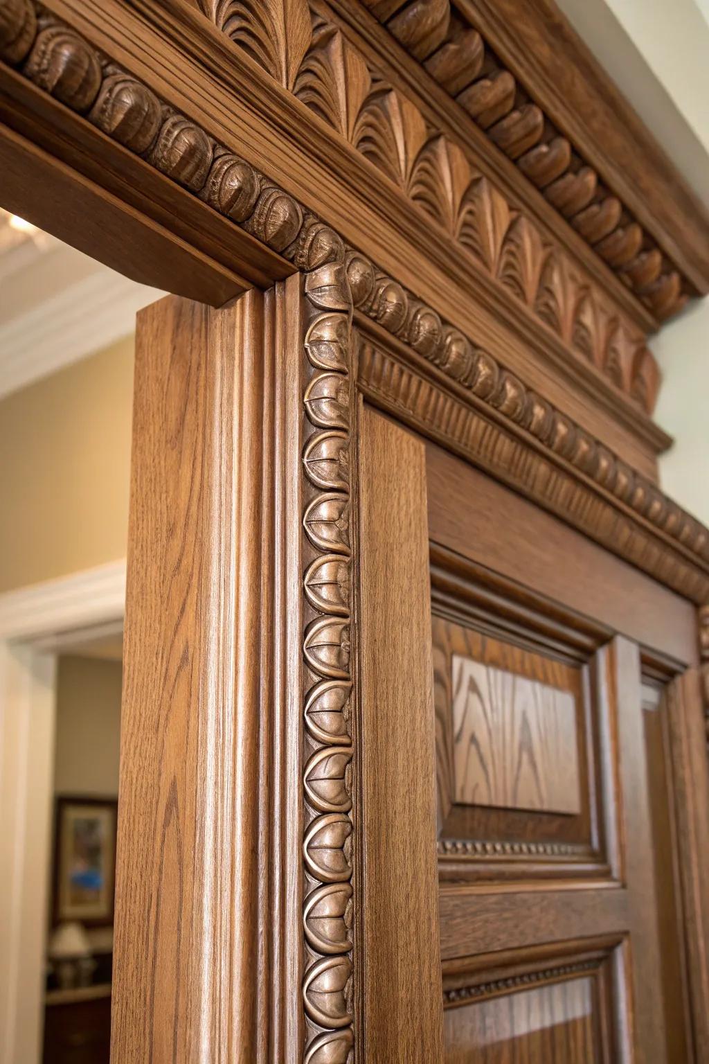 Elevate your space with layered trim sophistication.