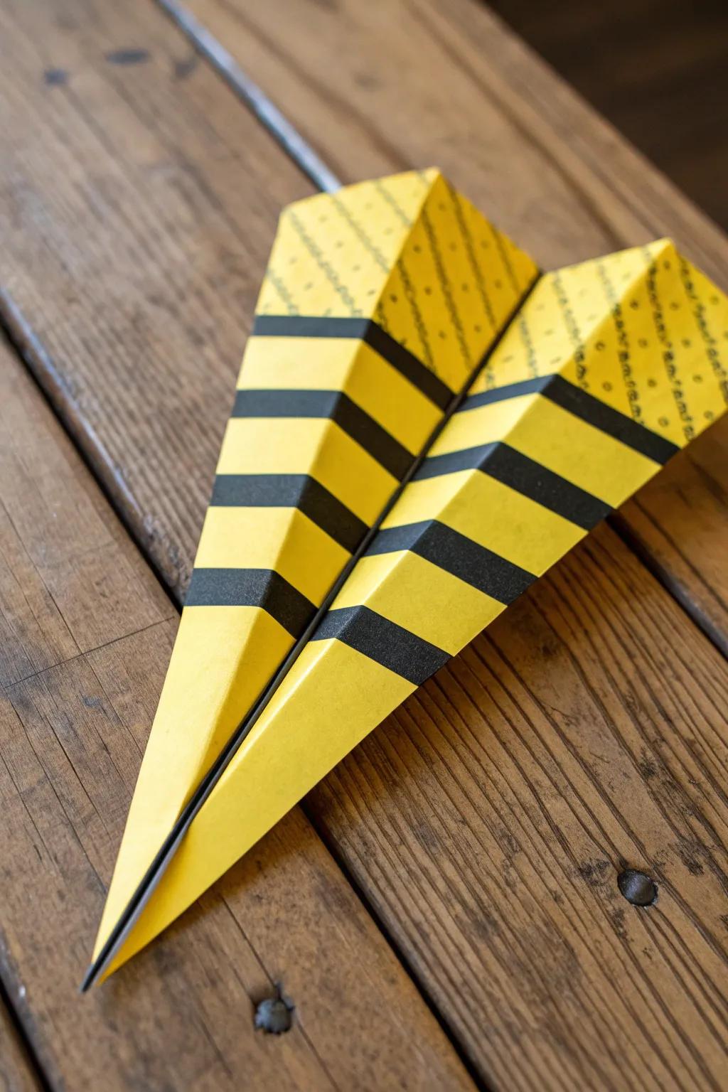 Unleash the power of flight with the Bumblebee: small, swift, and expertly crafted for indoor adventures.