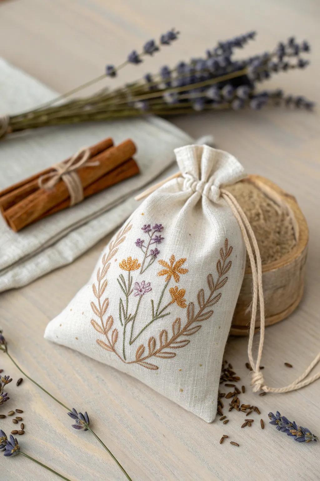 Craft a touch of nature: Scented sachets to refresh and inspire.