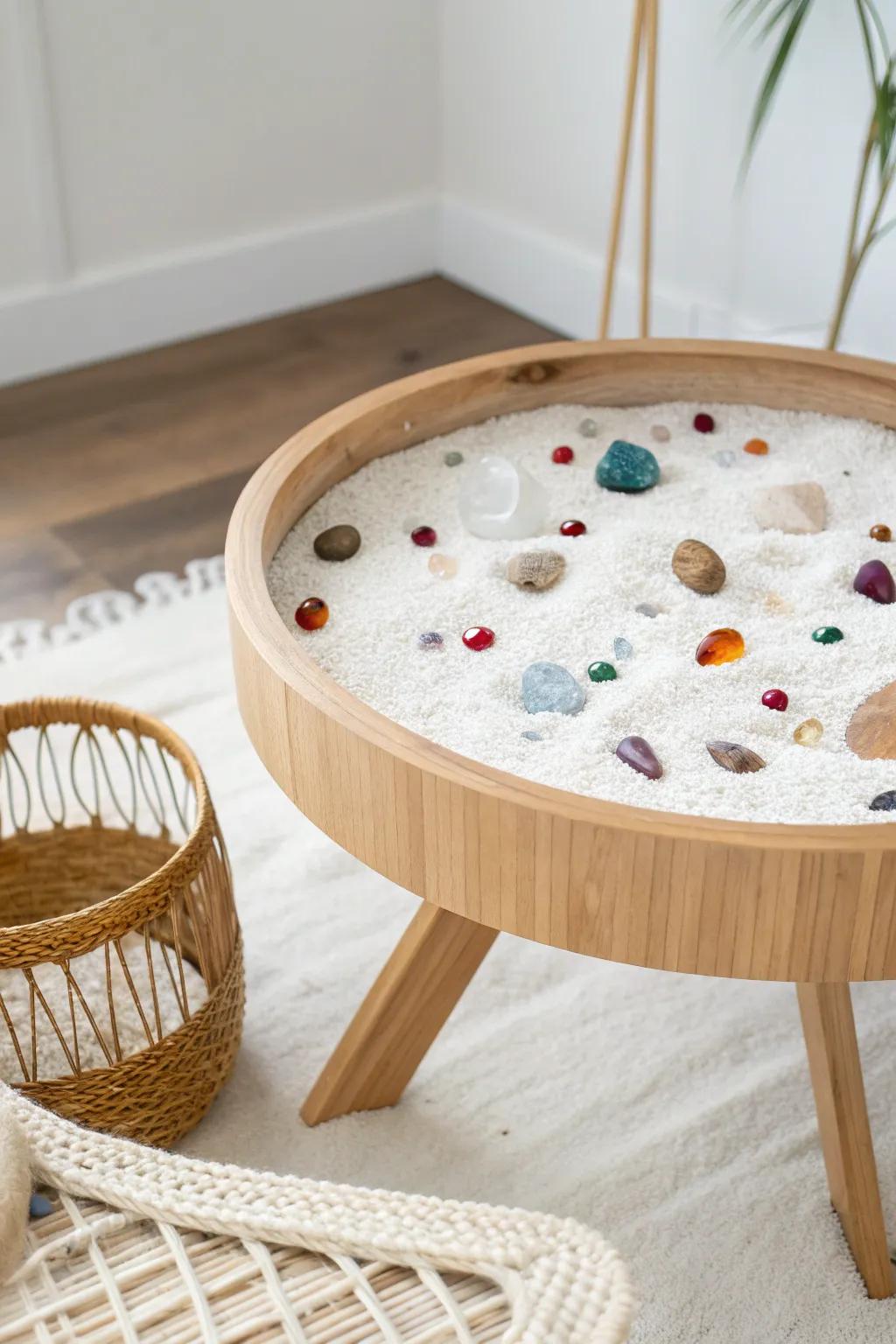 Uncover hidden gems in style with this Scandinavian-inspired treasure hunting bin!