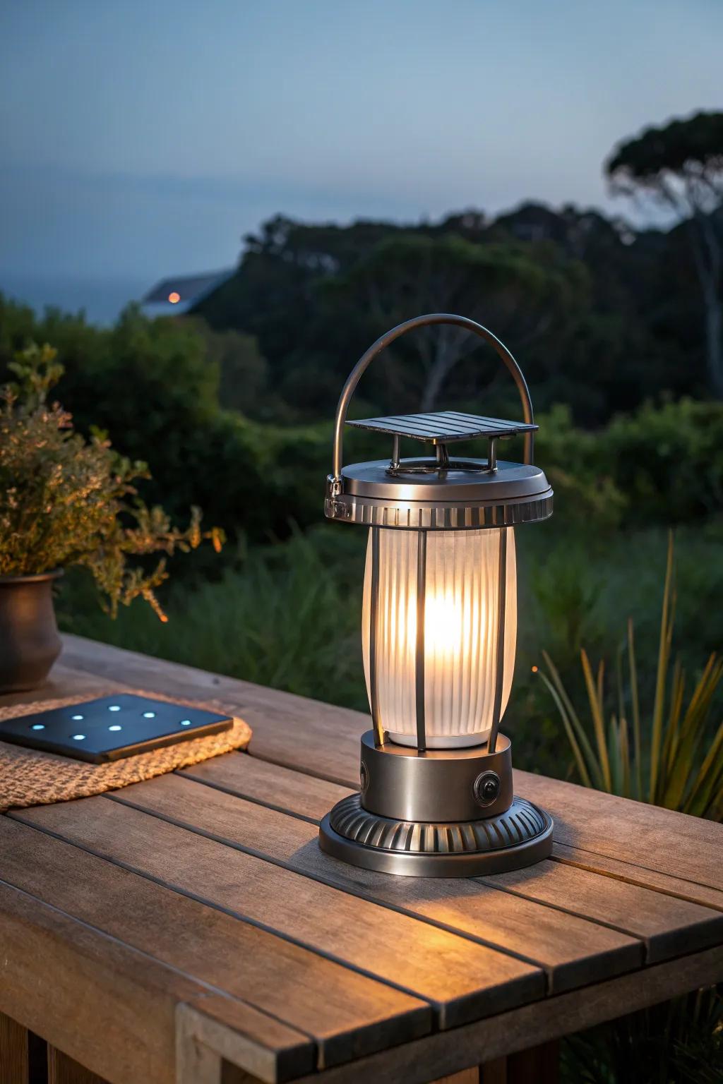Illuminate your evenings with the elegance of portable solar table lamps—where craftsmanship meets sustainability.