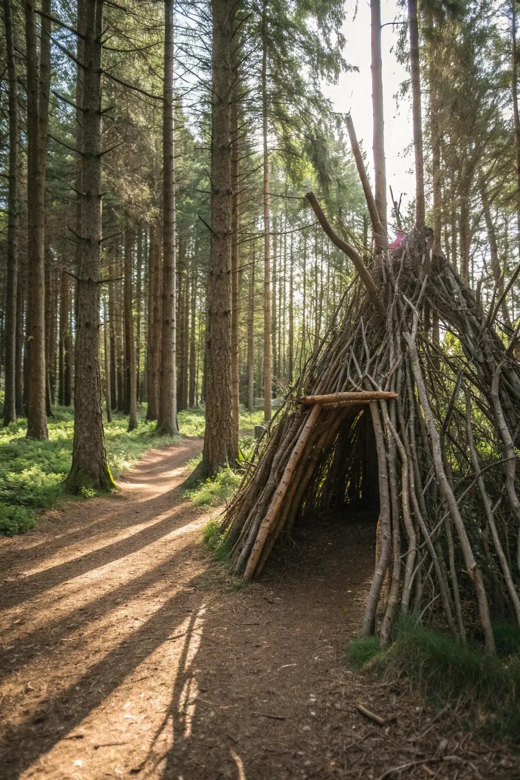 Enter the Woodland Maze: A masterful creation of imagination and craftsmanship.