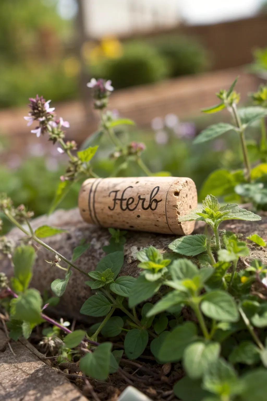 Transform your garden with charming cork plant labels for a sustainable touch!