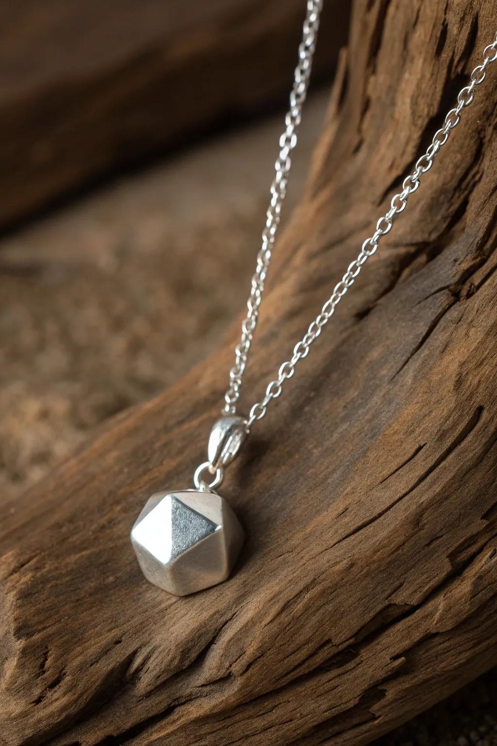 Elegance in Simplicity: A handcrafted minimalist necklace that speaks volumes through its understated design.