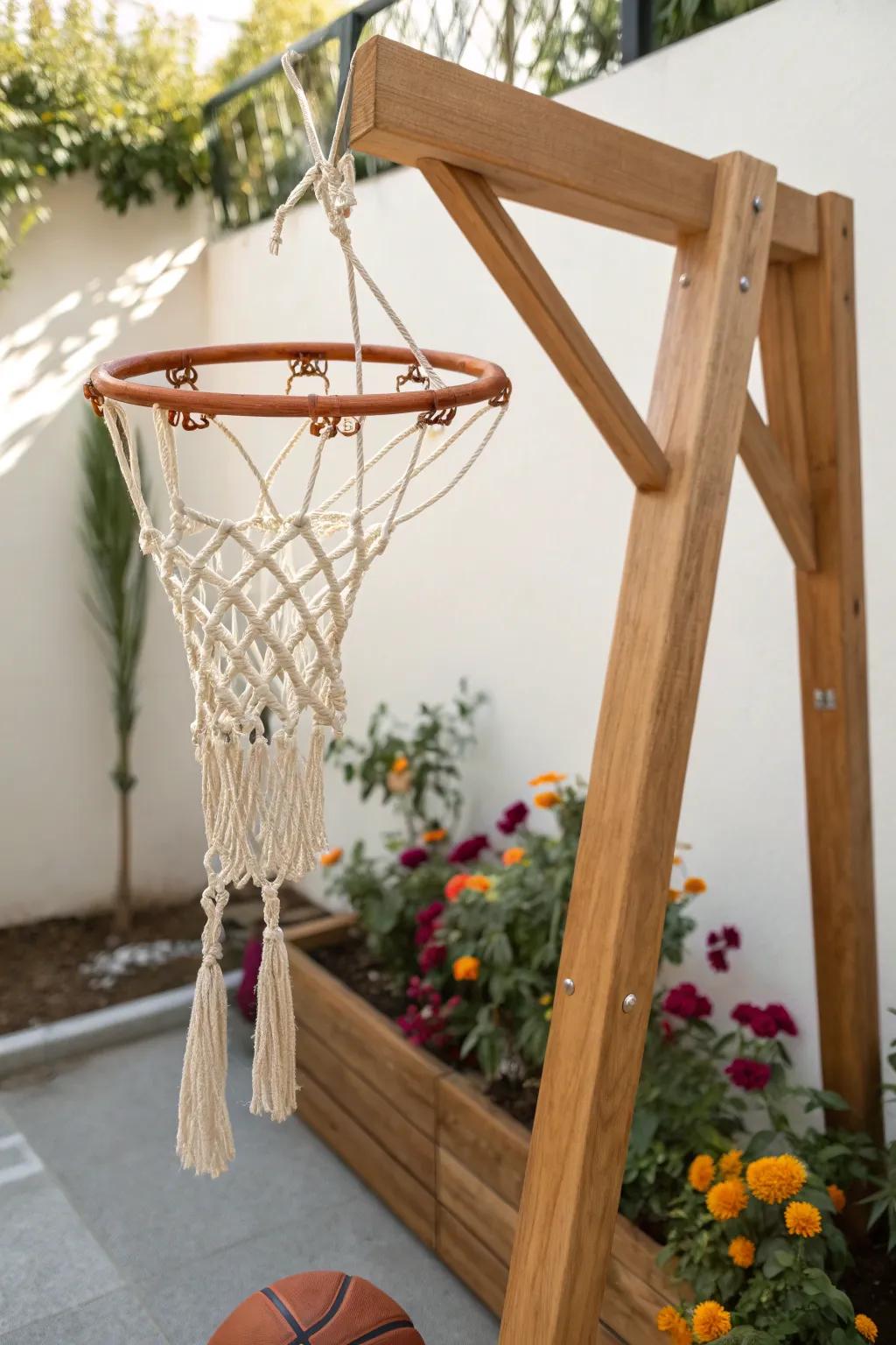 Elevate your swing set with a touch of sporty elegance. 🏀✨