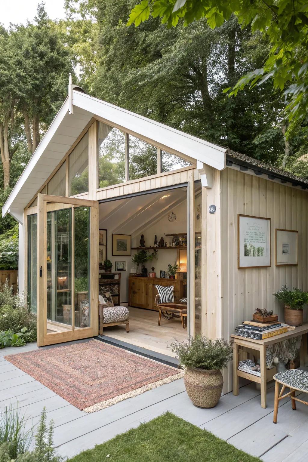 A serene sanctuary where Scandinavian simplicity meets Boho charm. Discover your creative oasis. 🌿✨