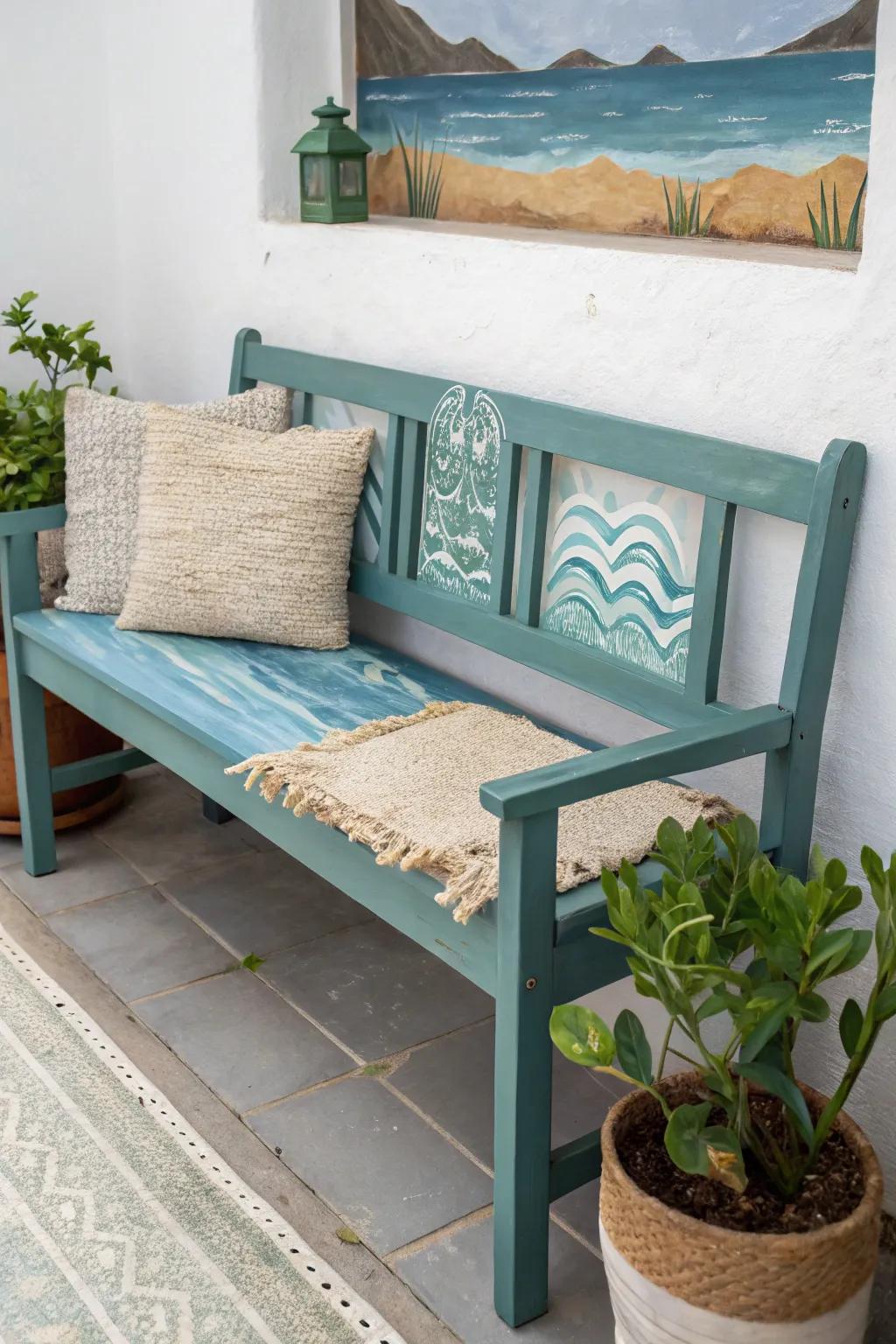 Transform your space with ocean-inspired hues for a serene, beach-like retreat.