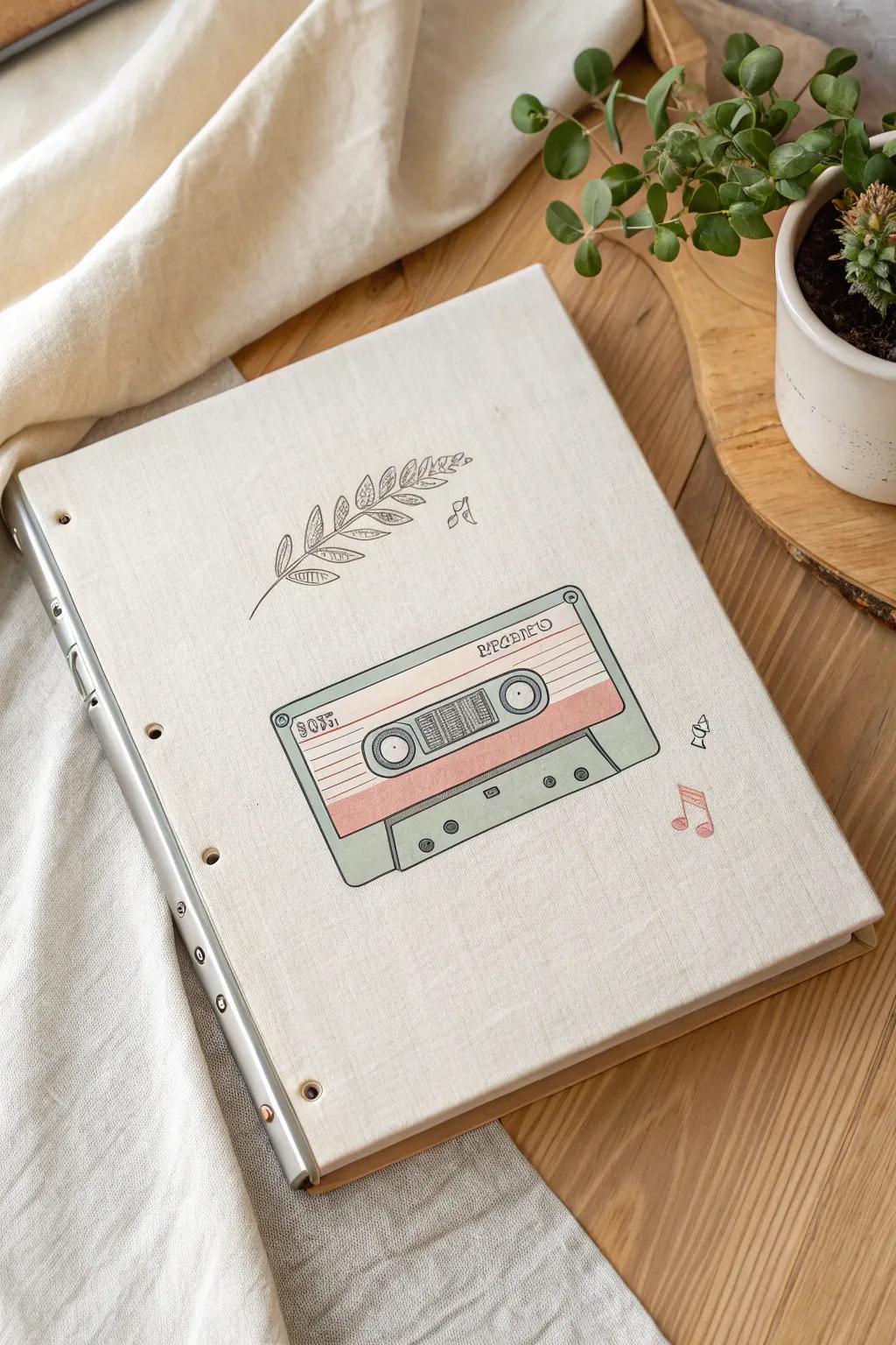 Elevate your binder game with a touch of pop culture flair and minimalist elegance.