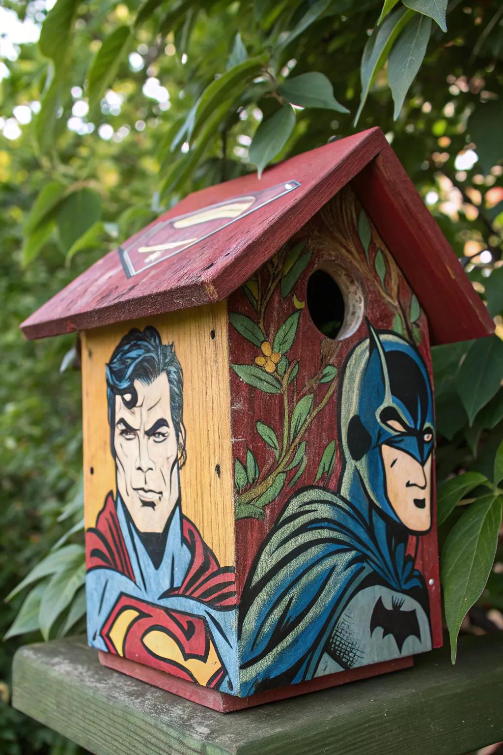 Bring pop culture to your garden with a birdhouse that’s a true conversation starter!