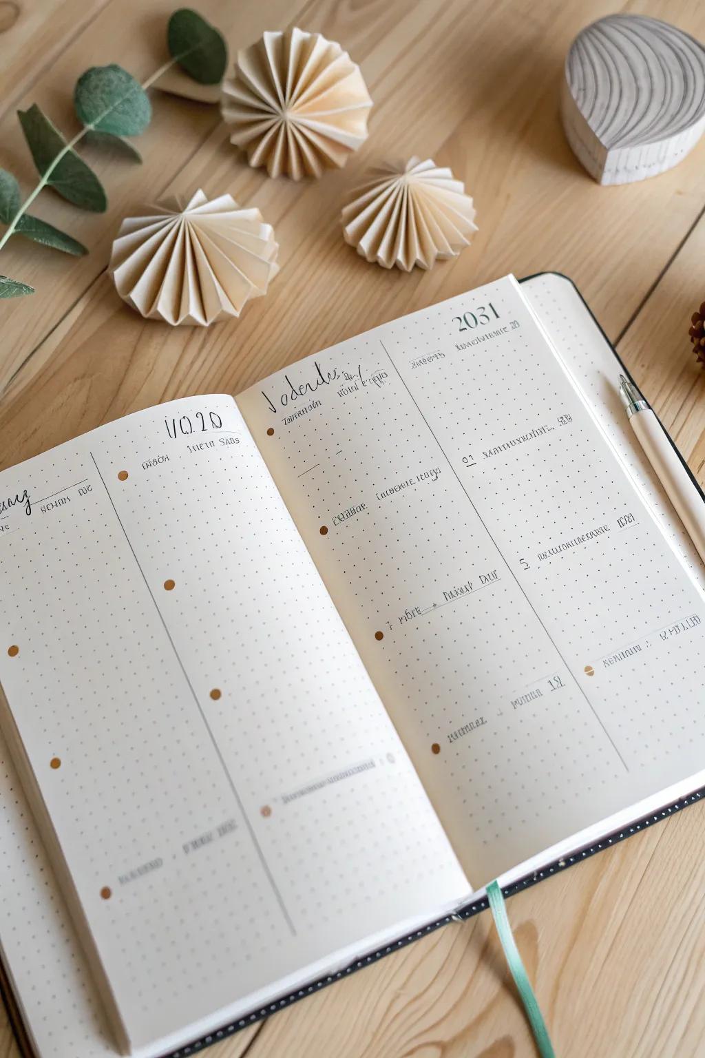 Add a pop of surprise to your weekly spread with handcrafted elements!