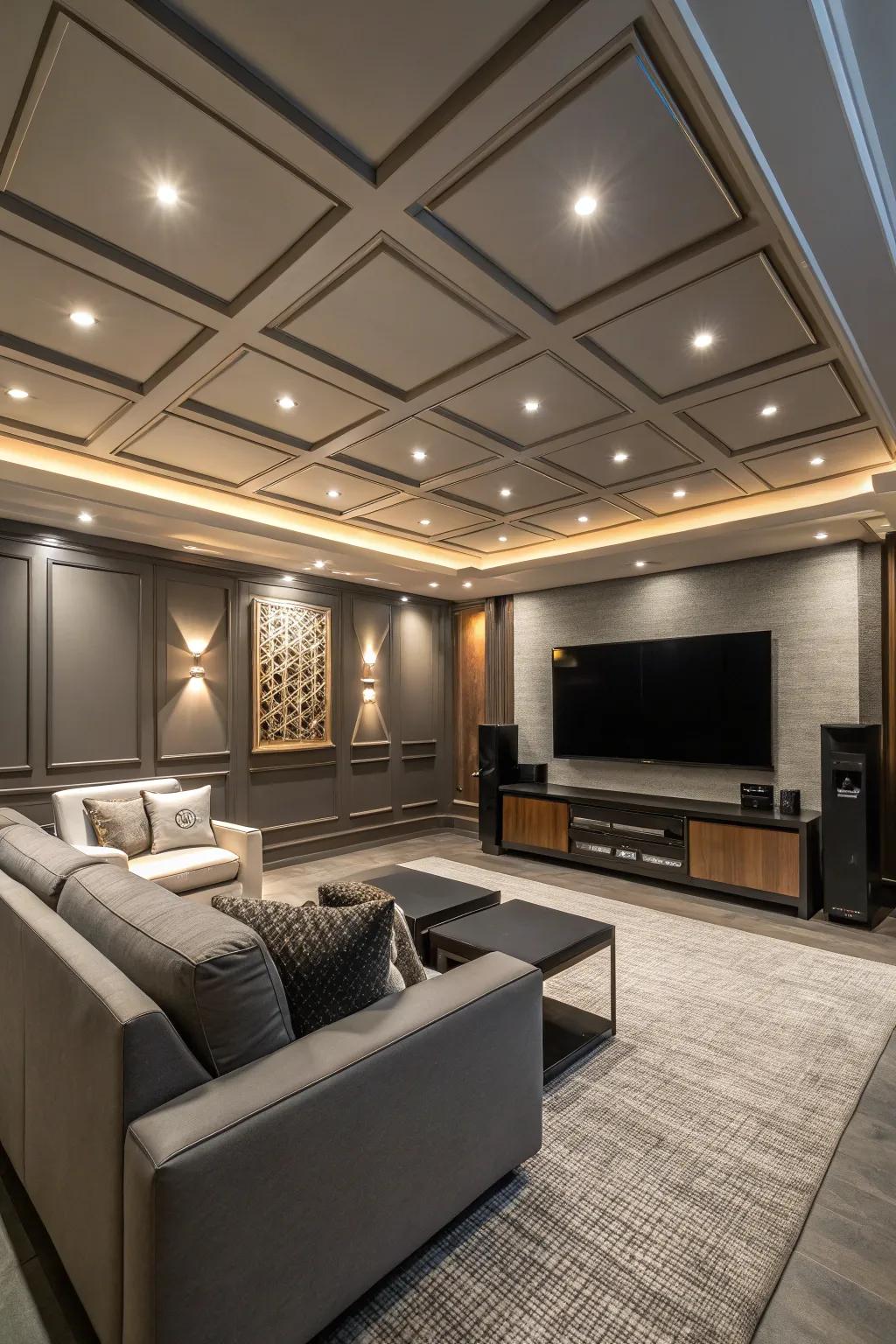 Integrated sound systems combine technology and design seamlessly.