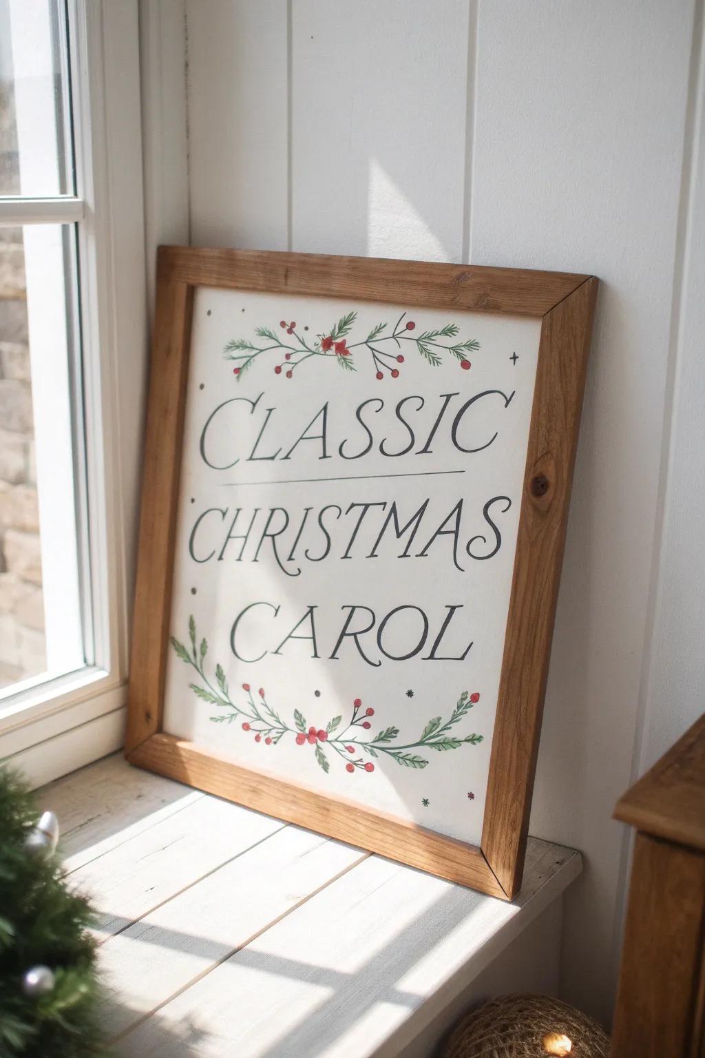 Bring the joy of Christmas carols to your home with a touch of minimalist elegance. ✨🎶