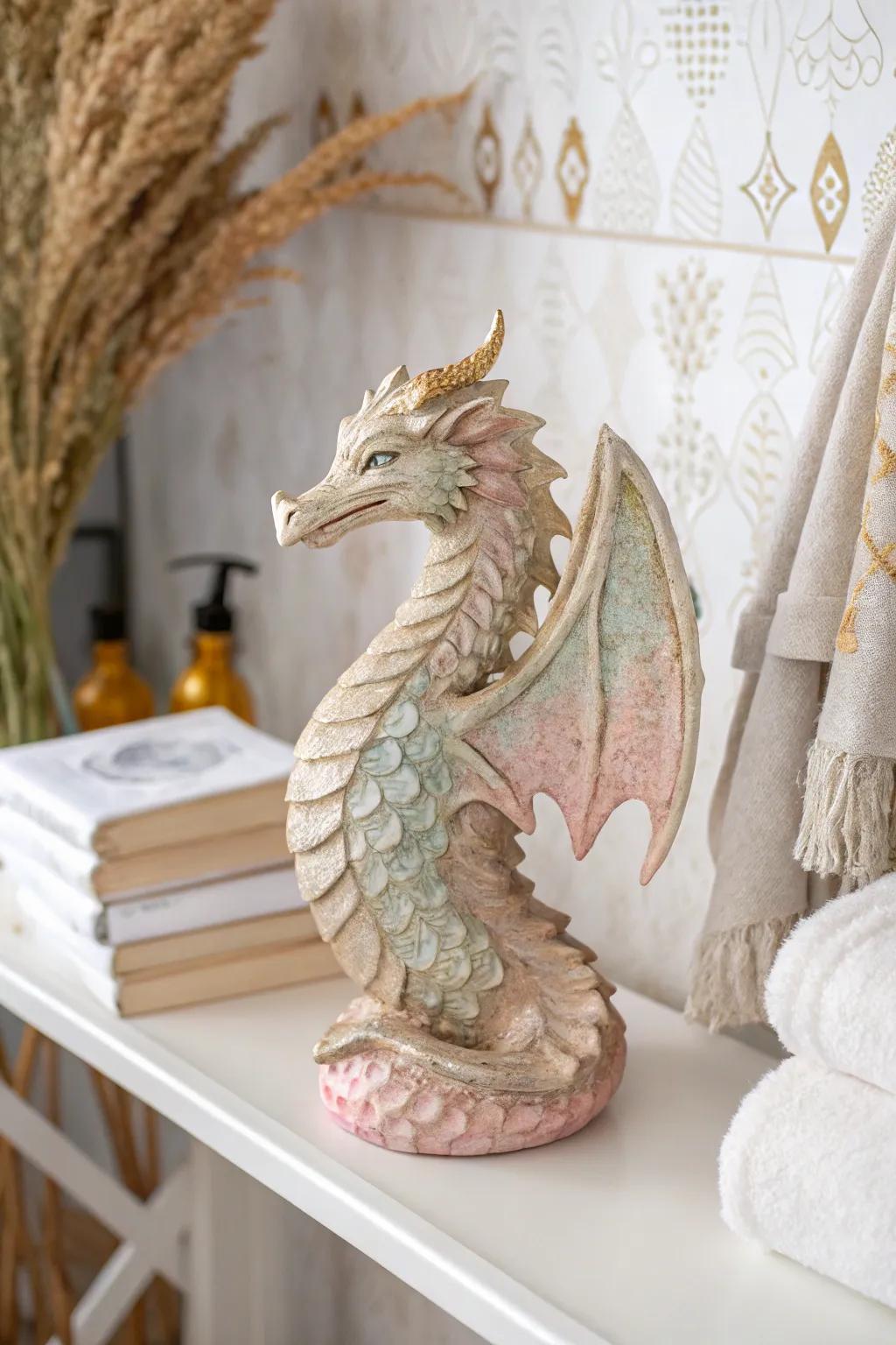 Unleash your imagination with handcrafted clay dragons, where simplicity meets mythical beauty.