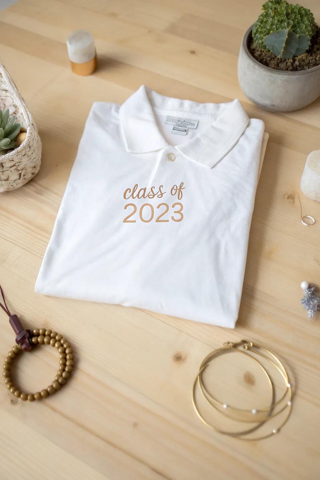 Celebrate your journey with timeless class year designs.