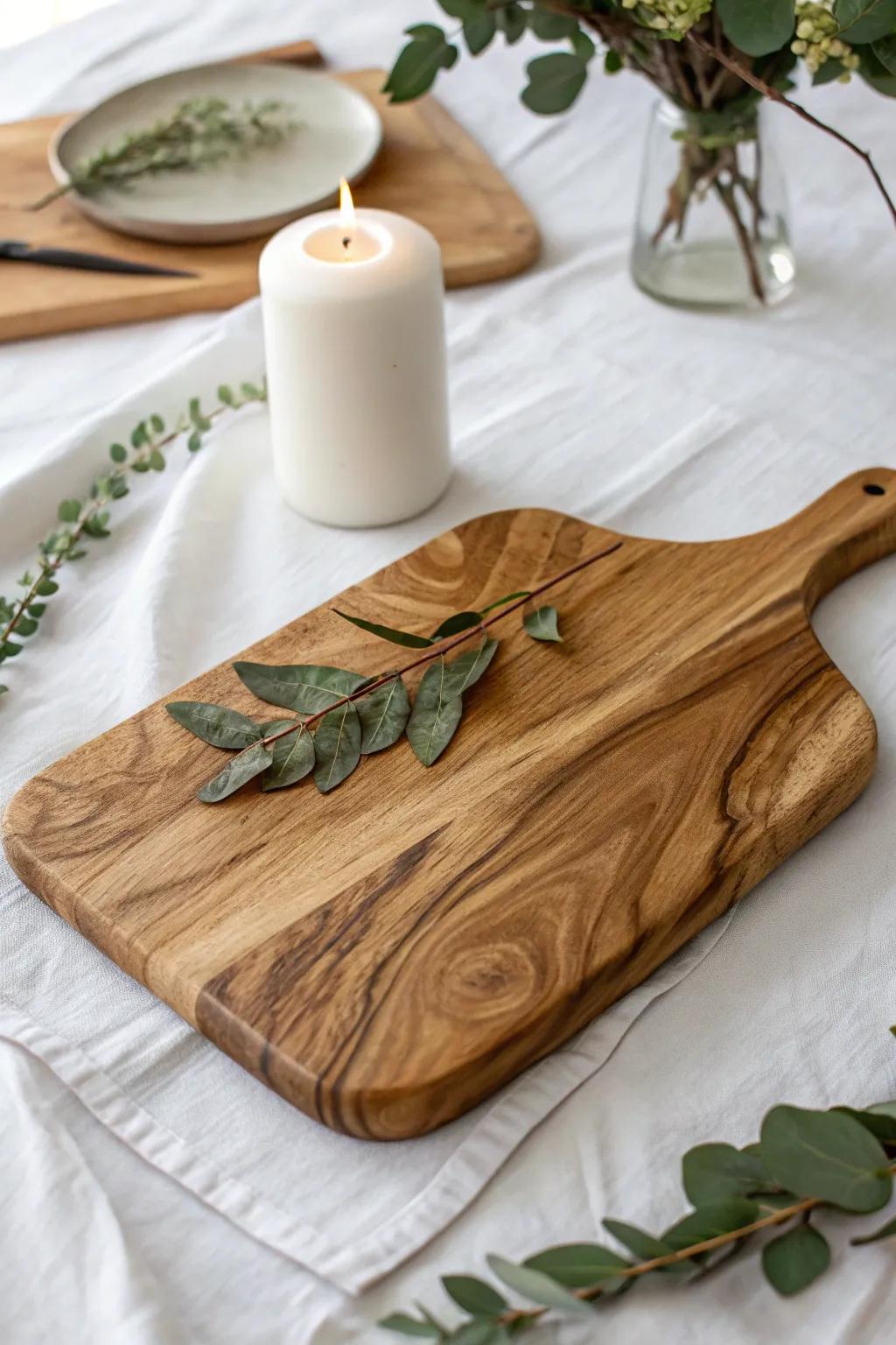 Elevate your table decor with a minimalist centerpiece base—perfect for adding a touch of elegance to any dinner party.