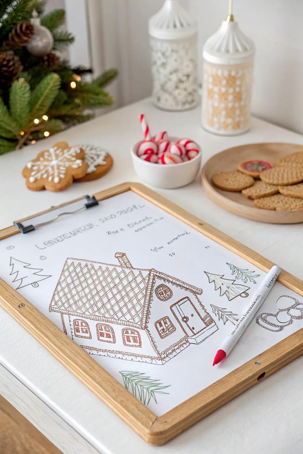 Craft your dream gingerbread house with minimalist charm this December!