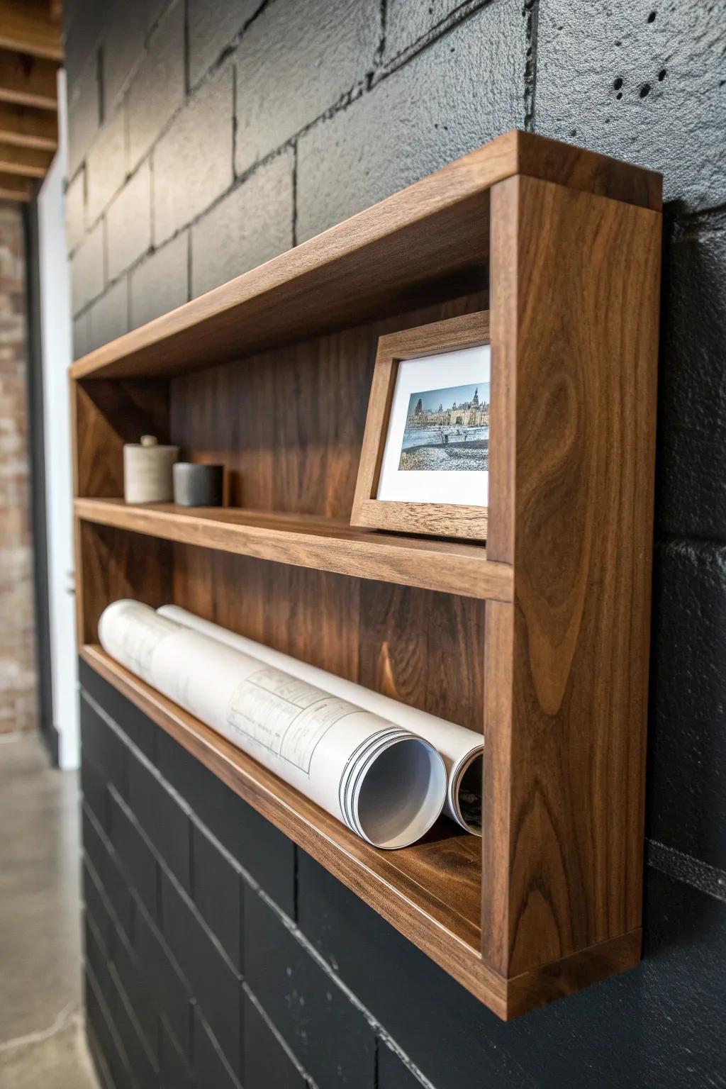 Elevate your space with a sophisticated floating shelf unit—where style meets craftsmanship.