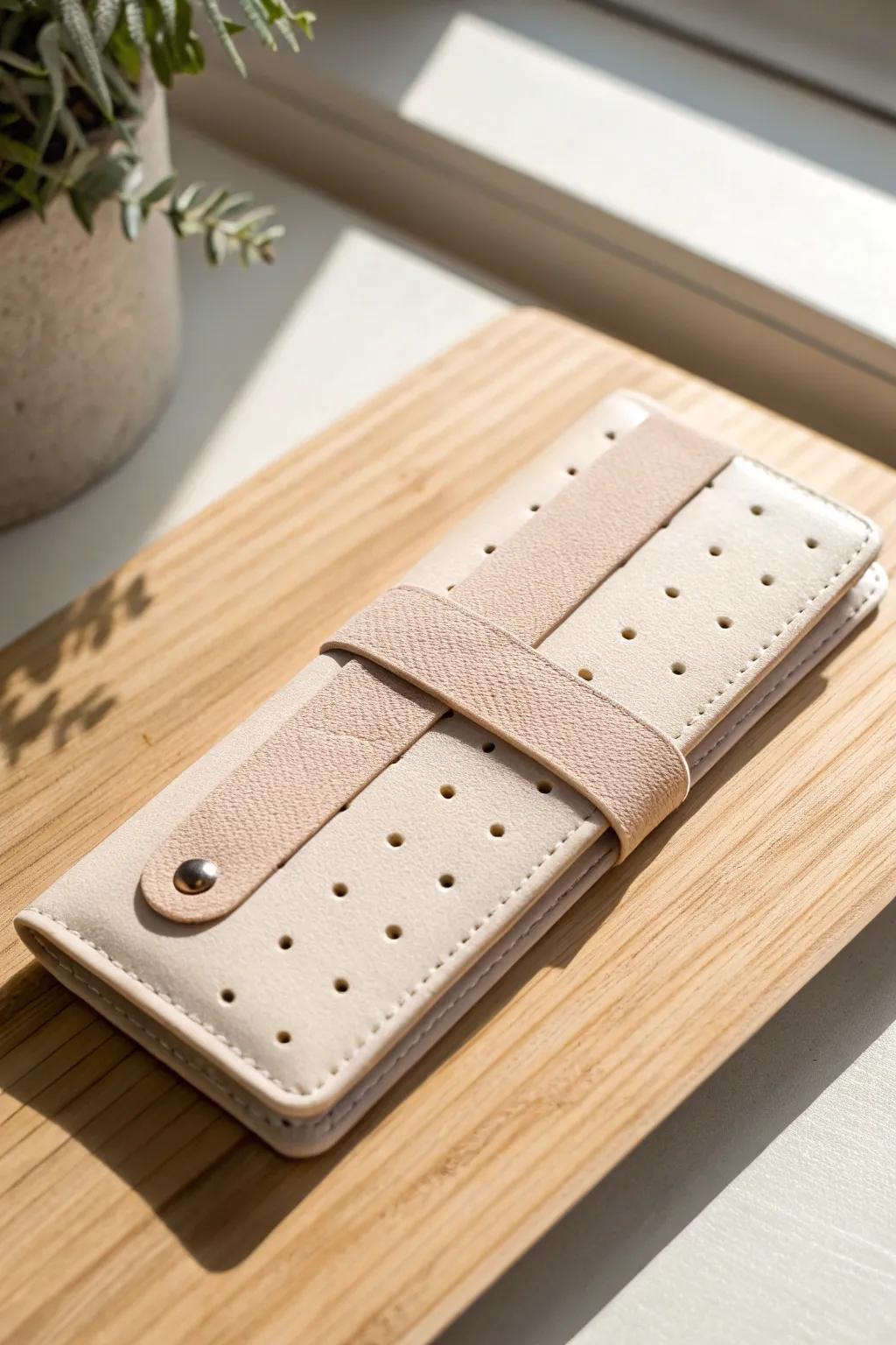 Elevate your space with this minimalist DIY foam cord organizer—where functionality meets Scandinavian elegance.