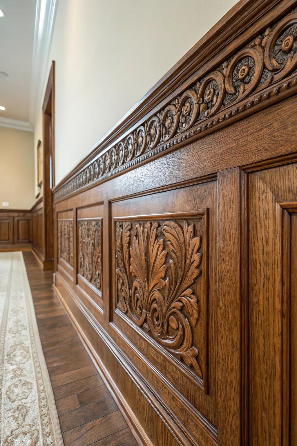 Transform your entryway with bold, crafted wainscoting that speaks volumes about your home's style.