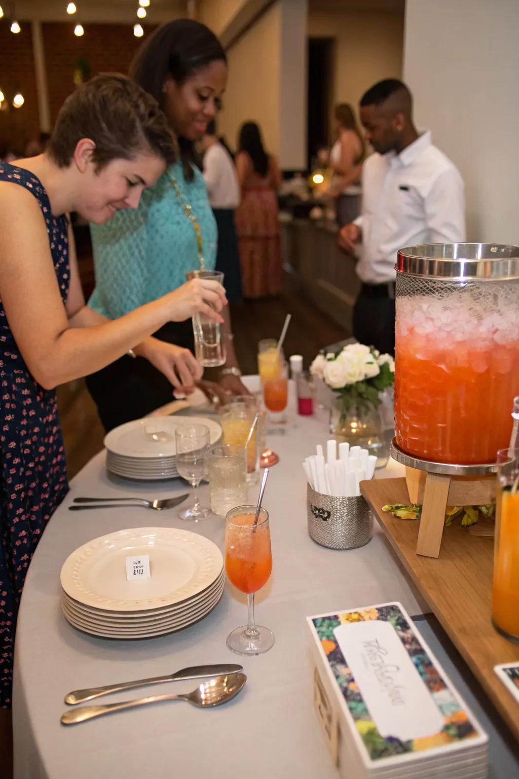 Interactive elements encourage engagement and make dining more fun.