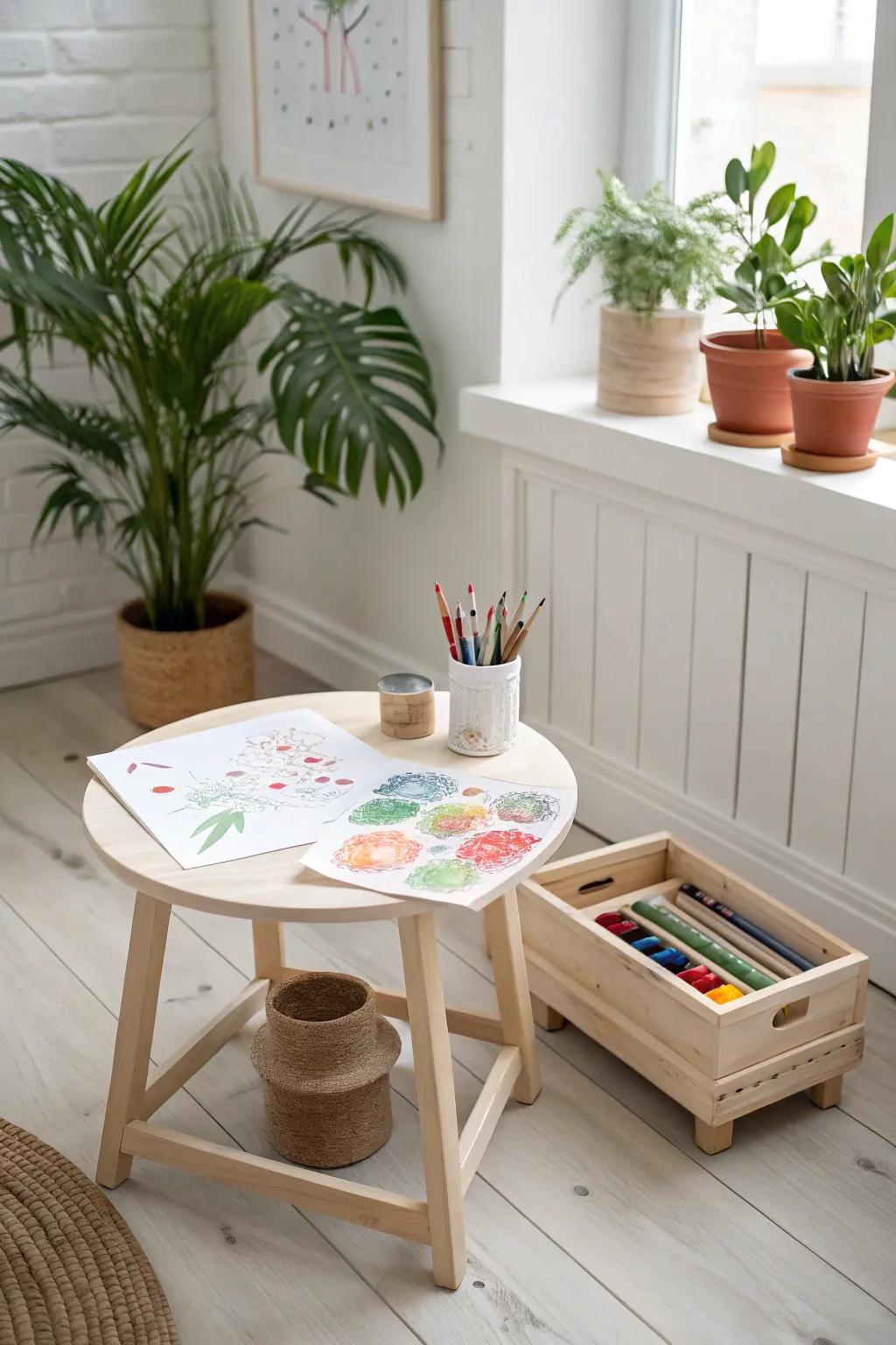 Let their creativity sing with colors inspired by music. 🎨🎶 #ToddlersArt #MusicalPainting #CreativeKids