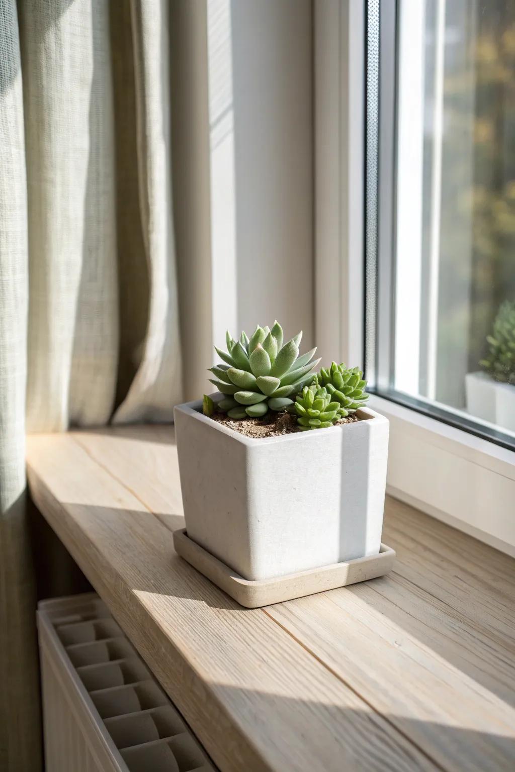 Elevate your indoor greenery with chic, minimalist foam board planters. Perfect for adding a touch of nature to any space.