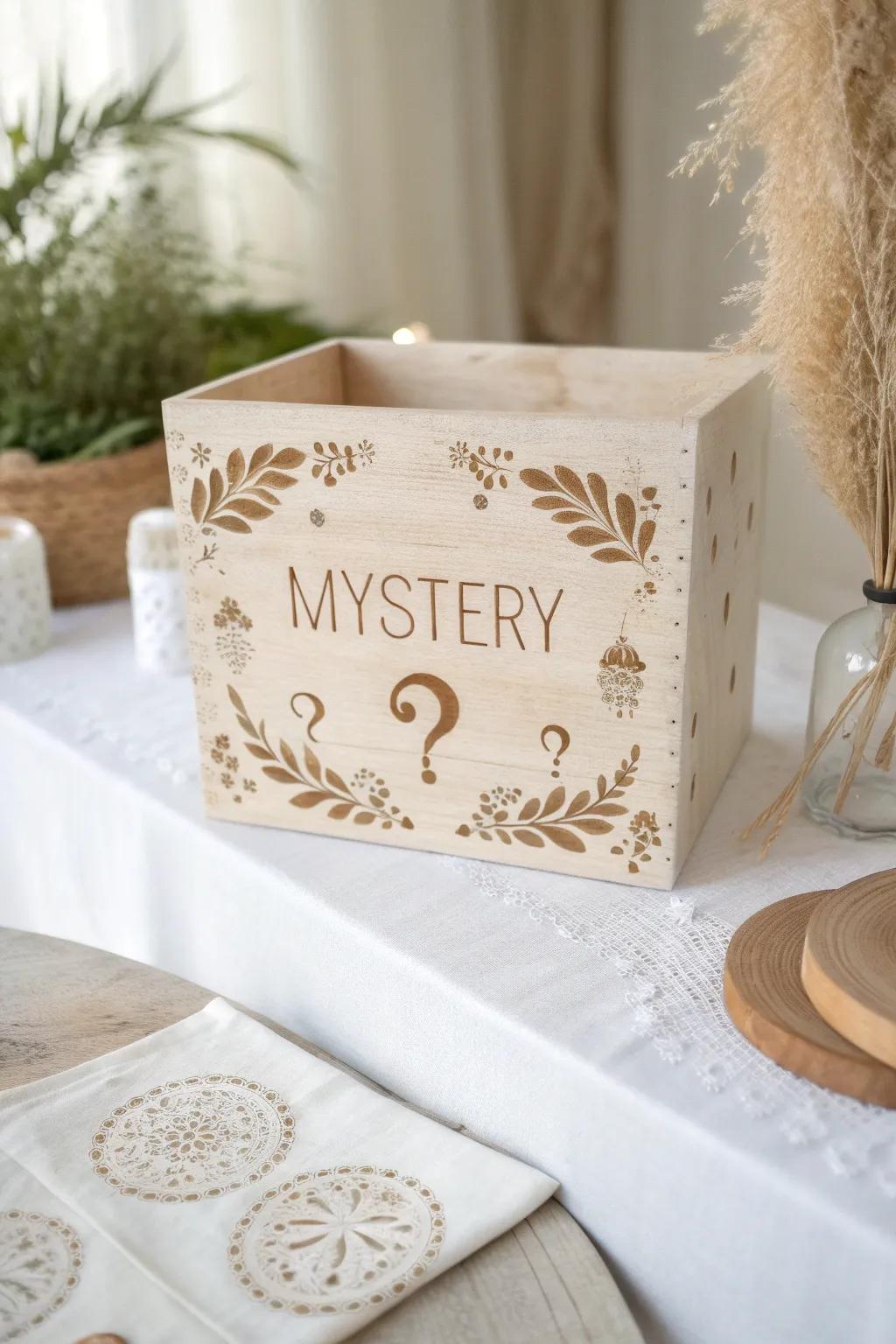 Unveil the Mystery: A beautifully crafted box to spark curiosity and generosity.