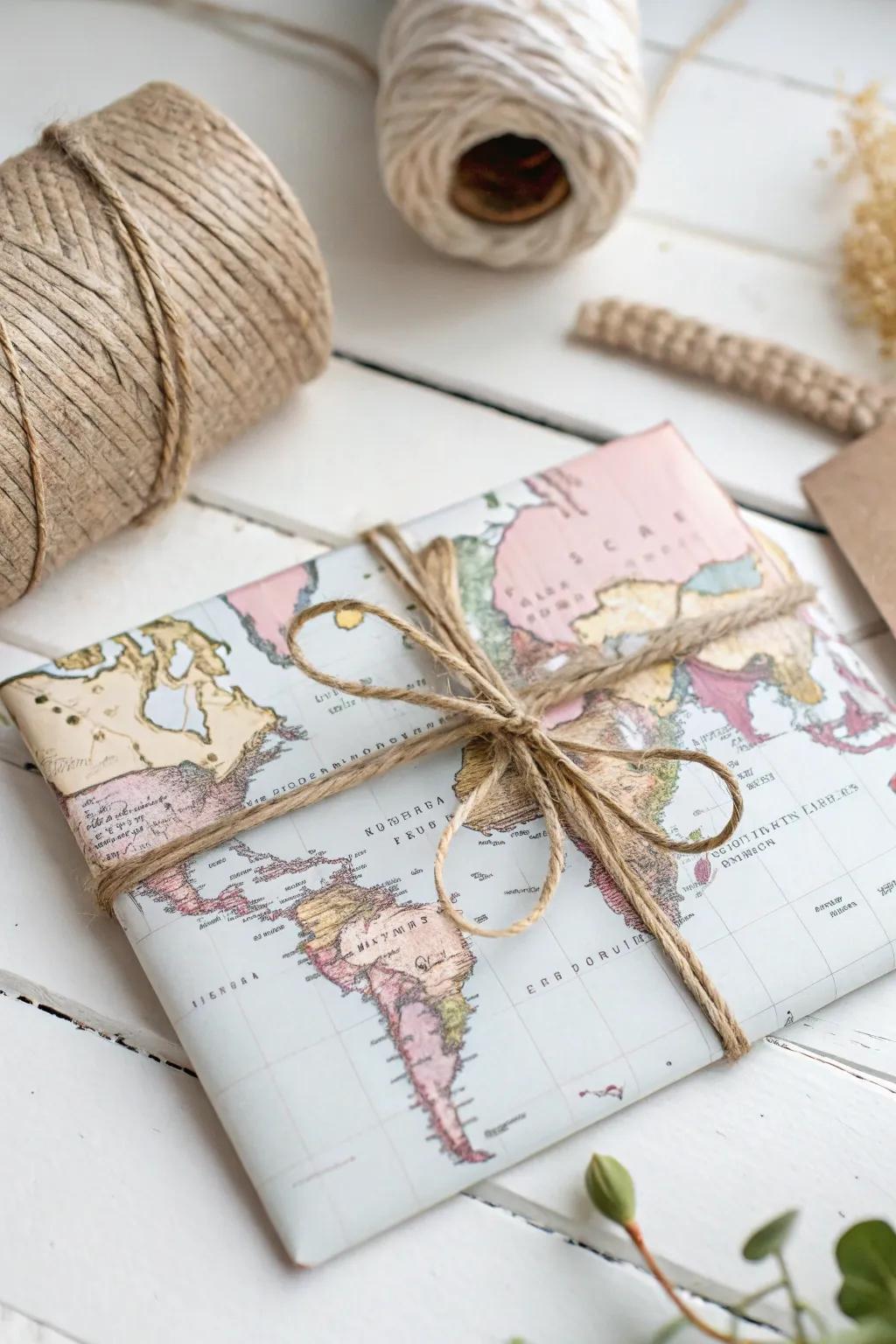 Wrap your gifts with a touch of wanderlust. Adventure awaits!