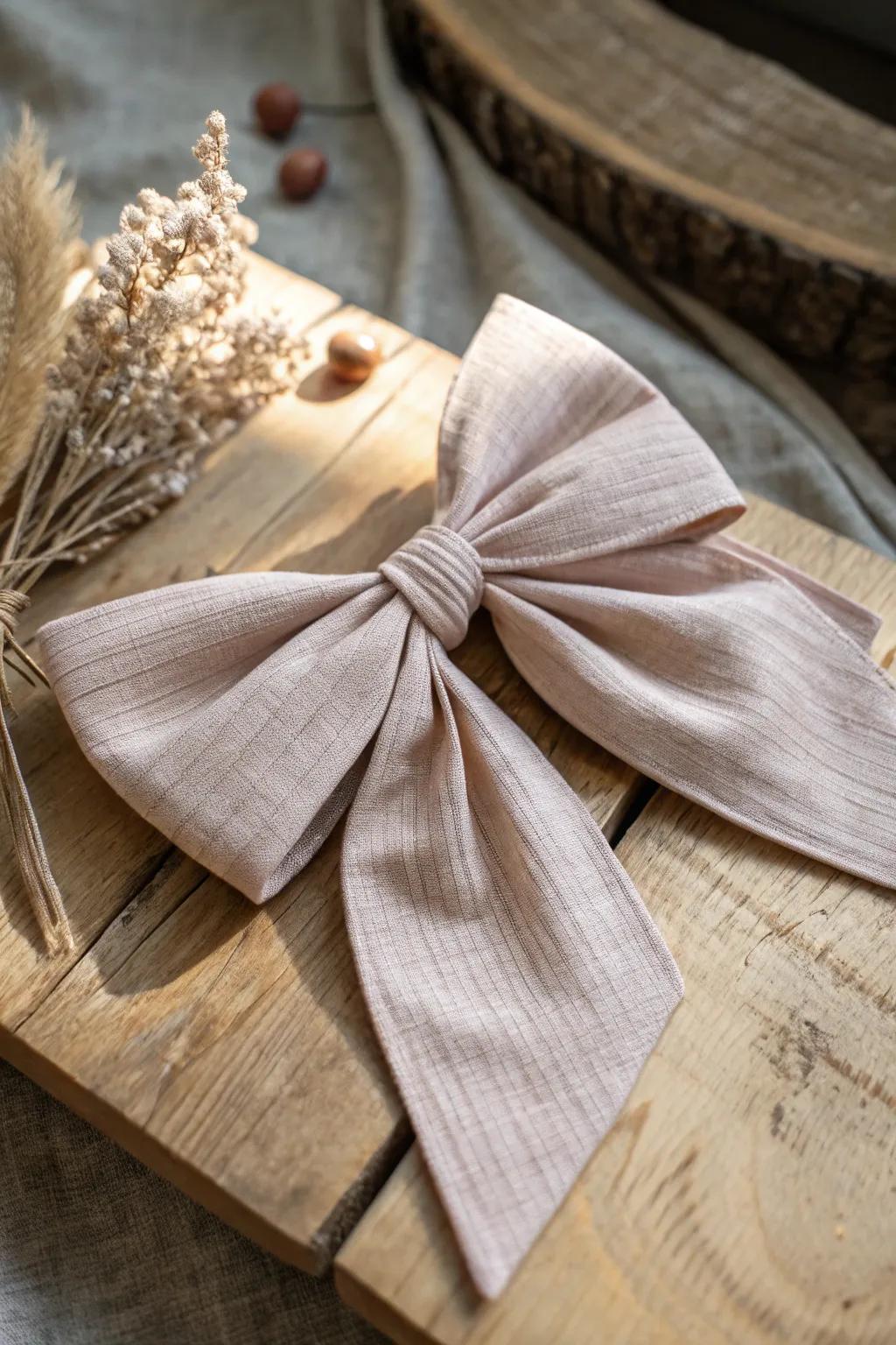 Master the art of elegance with the Accordion Bow - a perfect blend of simplicity and charm.