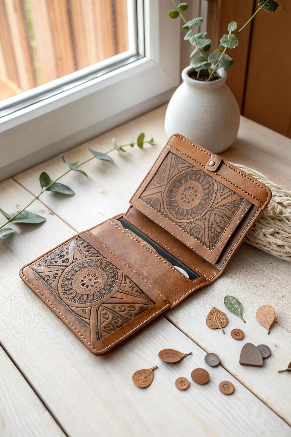 Timeless elegance in every detail: Discover the beauty of engraved leather gifts.