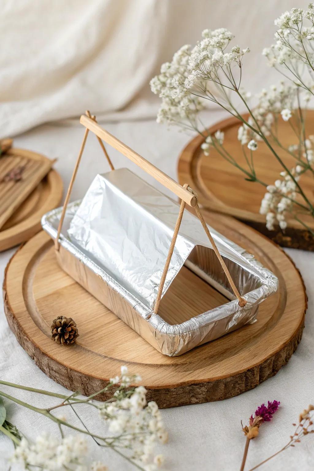 Shine your way to luck: A minimalist leprechaun trap with a touch of sparkle.