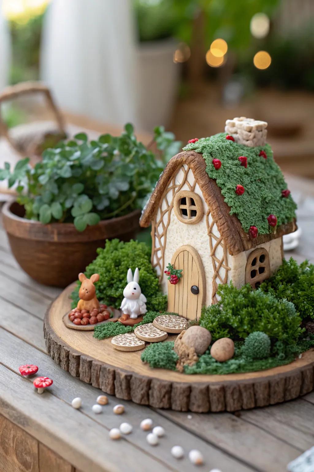 Discover the enchanting world of miniature storybook scenes, where every detail tells a tale!